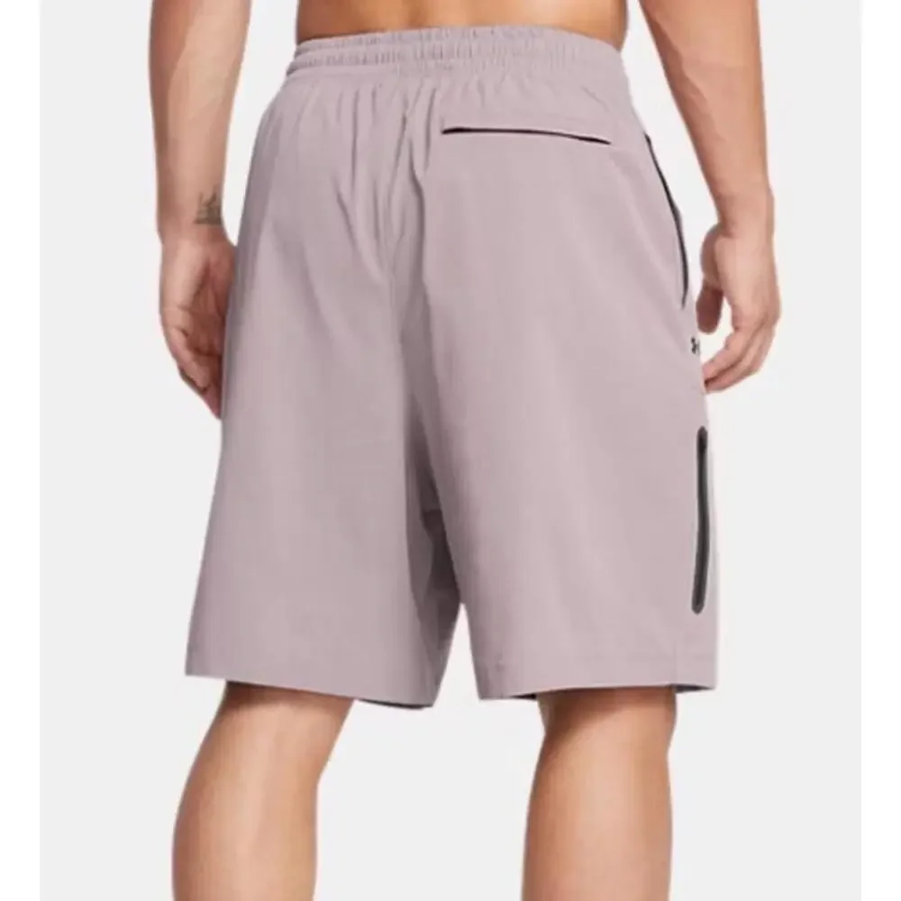 $90 Men's Under Armour Men's UA Unstoppable Vented Shorts Tetra Grey Size  Small